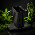 CleverReef Aquarium Plant Holder – Clip-On Basket for Live & Artificial Plants