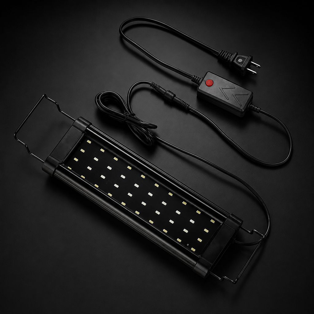 CleverReef Aluminum Aquarium LED Light – Plant Grow Light with Clip Mount