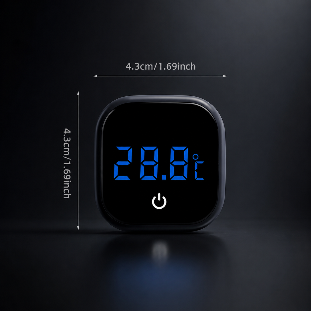 CleverReef Digital Aquarium Thermometer – Accurate Water Temperature Display